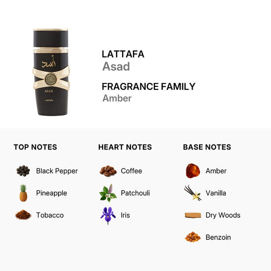 Lattafa-Asad EDP 3.4 oz